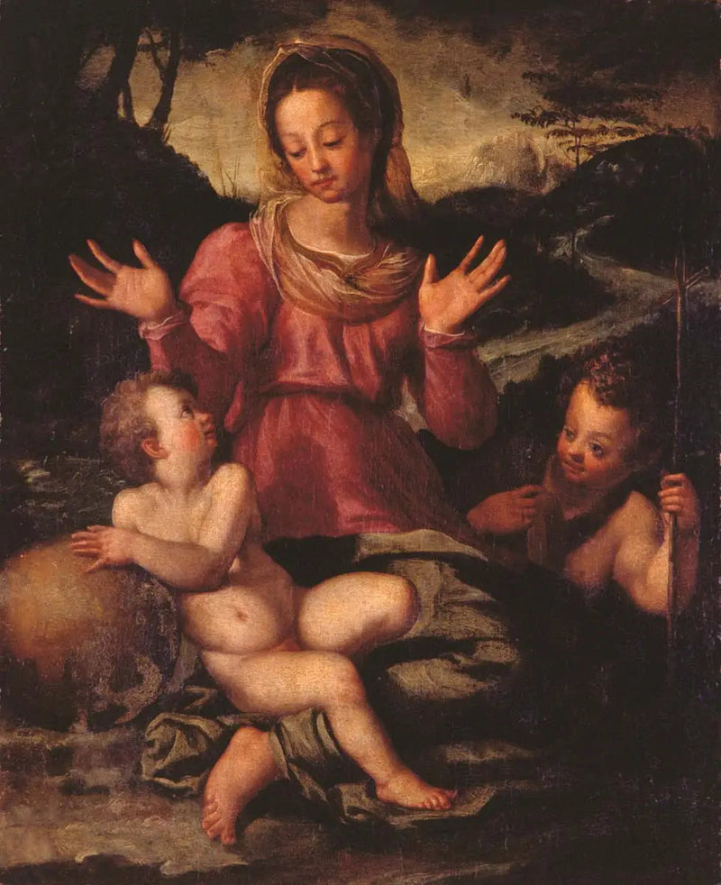 A Virgem com o Menino e São João Batista - Andrea del Sarto