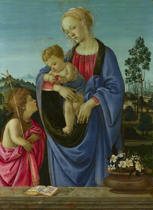 A Virgem com o Menino e São João - Filippino Lippi
