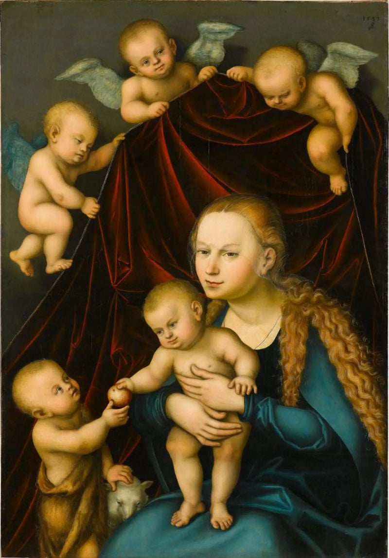 A Virgem com o Menino e São João Criança - Lucas Cranach, o Velho