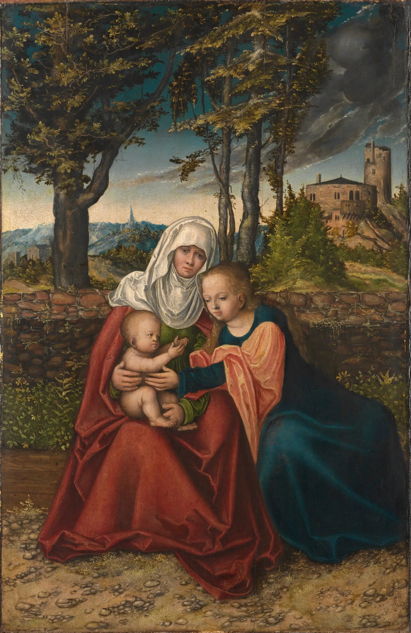 A Virgem com o Menino e Santa Ana - Lucas Cranach o Velho