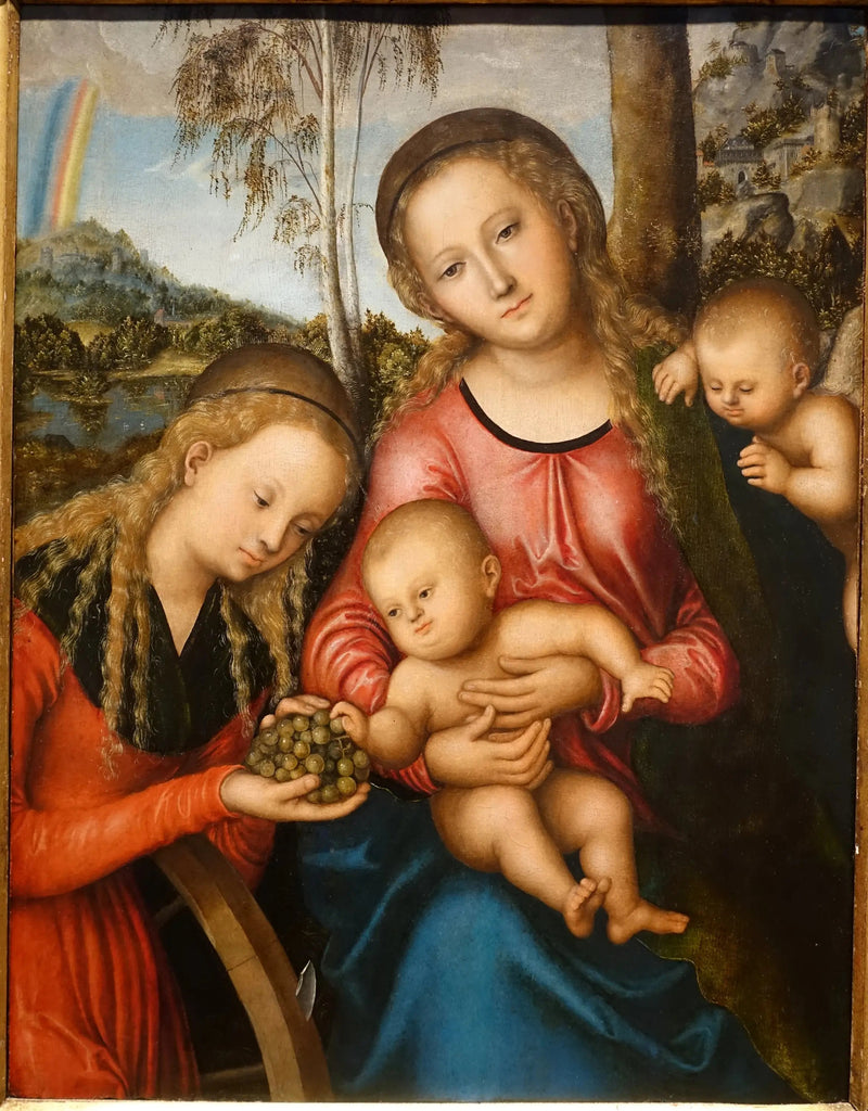 A Virgem com o Menino e Santa Catarina - Lucas Cranach, o Velho