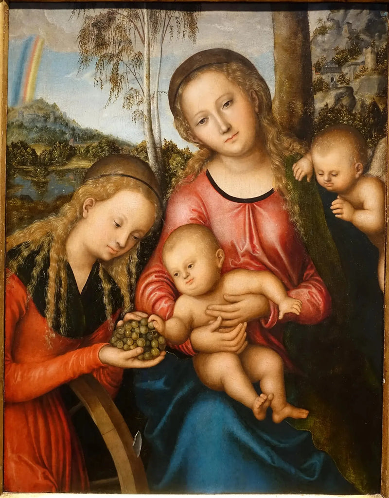 A Virgem com o Menino e Santa Catarina - Lucas Cranach, o Velho