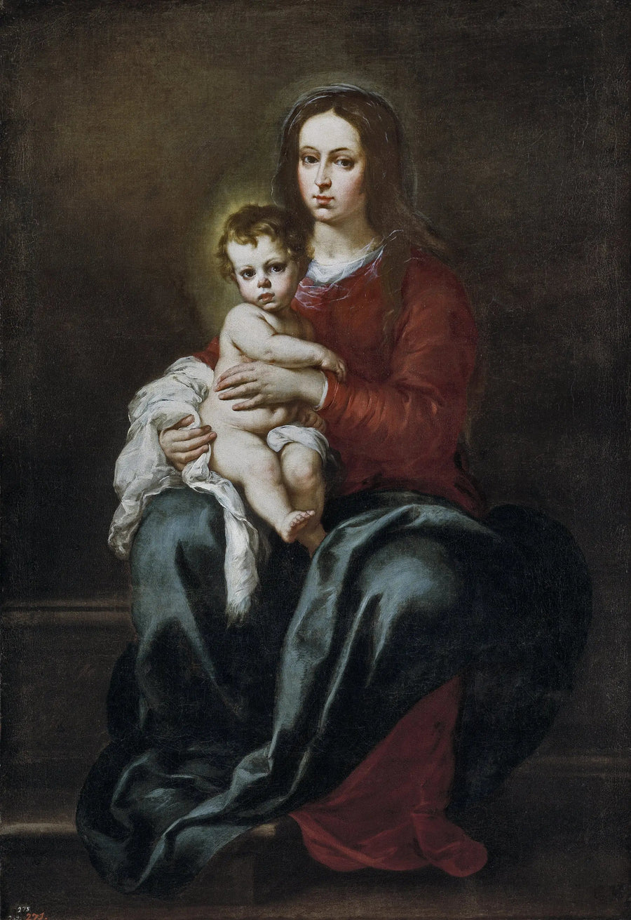 A Virgem com o Menino - Bartolomé Esteban Murillo