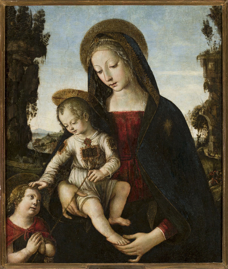 A Virgem com o Menino e São João - Pinturicchio