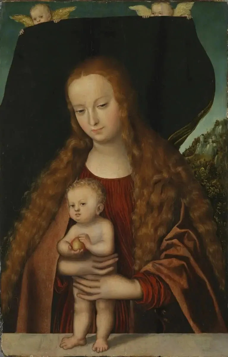 A Virgem com o Menino Jesus e a maçã - Lucas Cranach o Velho