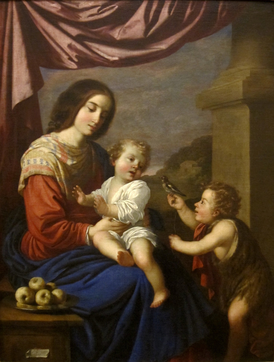A Virgem com o Menino Jesus e o Menino São João - Francisco de Zurbarán