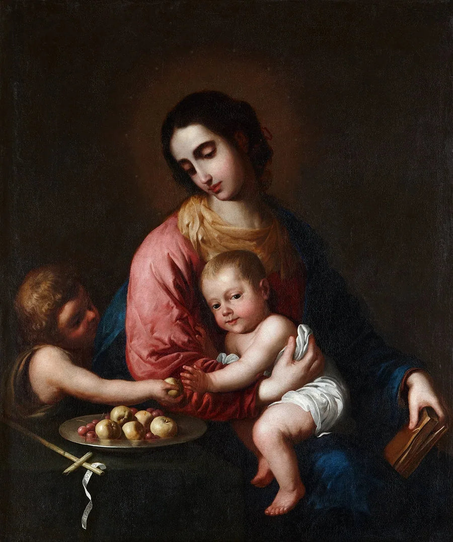 A Virgem com o Menino Jesus e o Menino São João - Francisco de Zurbarán