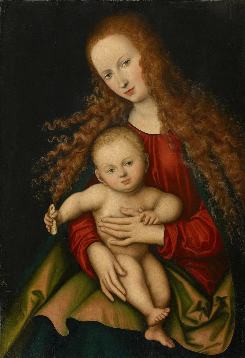 A Virgem com o Menino - Lucas Cranach, o Velho