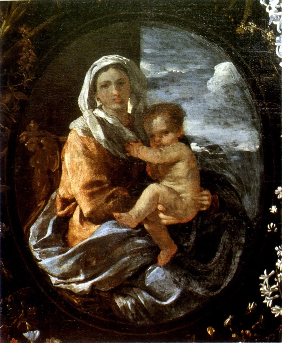 A Virgem com o Menino - Nicolas Poussin