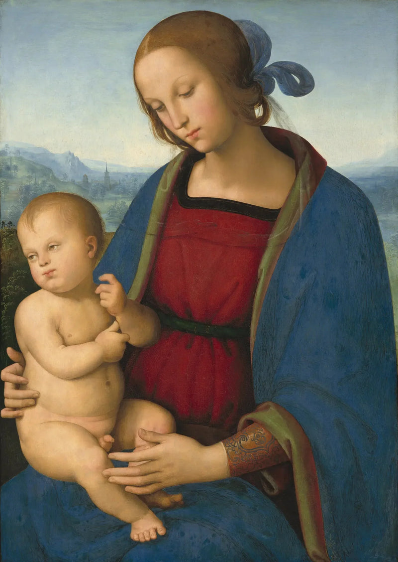 A Virgem com o Menino - Pietro Perugino