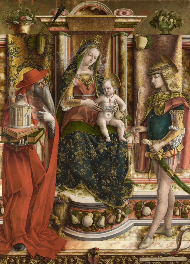 A Virgem com andorinha - Carlo Crivelli
