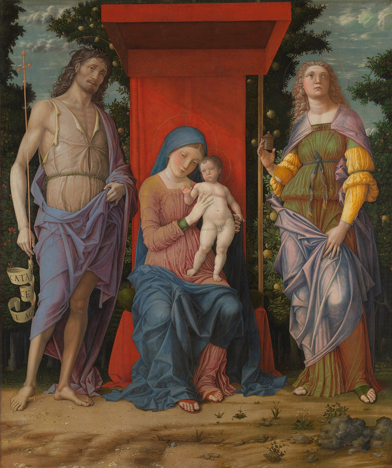 A Virgem com o Menino - Andrea Mantegna