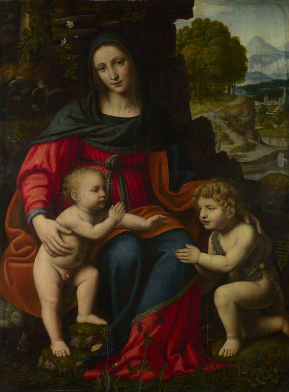 A Virgem com o Menino e São João - Bernardino Luini