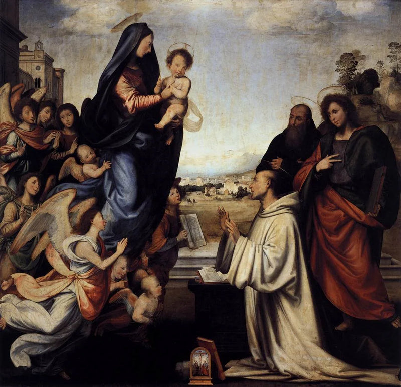 A Virgem aparece a São Bernardo, - Fra Bartolomeo
