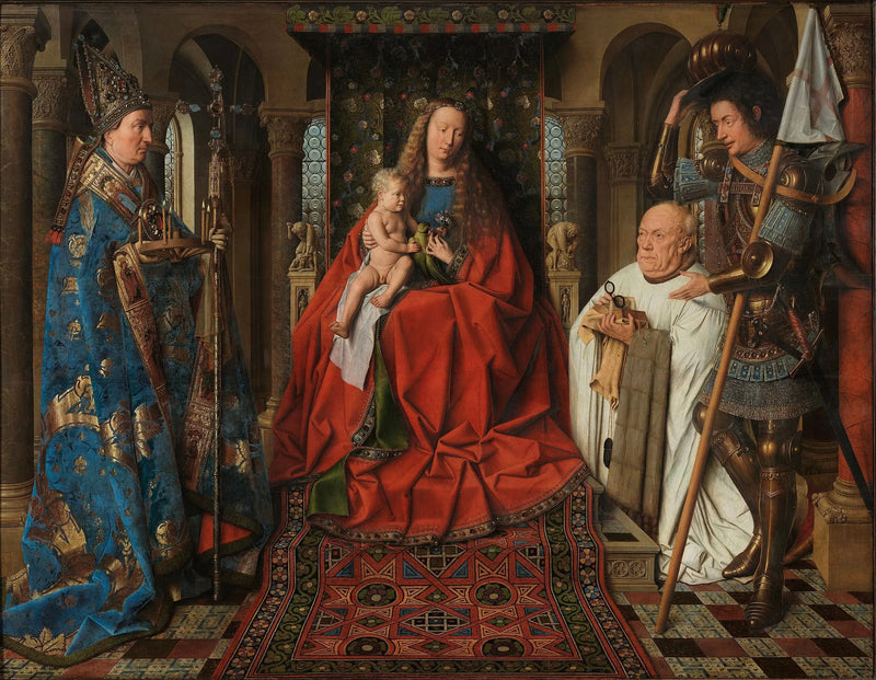 A Virgem com o Canônico Van der Paele - Jan van Eyck