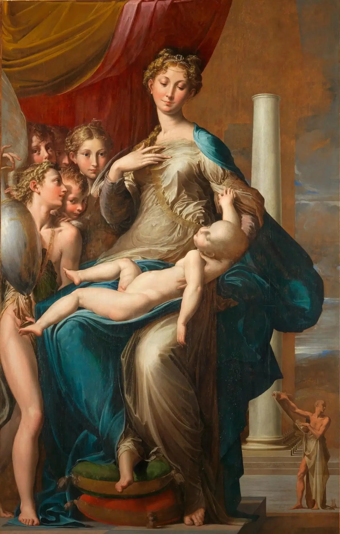 A Virgem de Pescoço Longo - Parmigianino