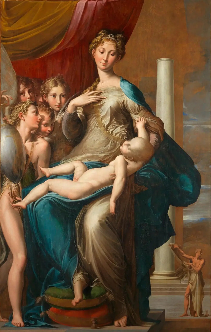 A Virgem de Pescoço Longo - Parmigianino