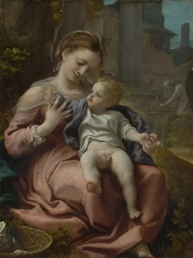 A Virgem com o Cesto - Antonio da Correggio