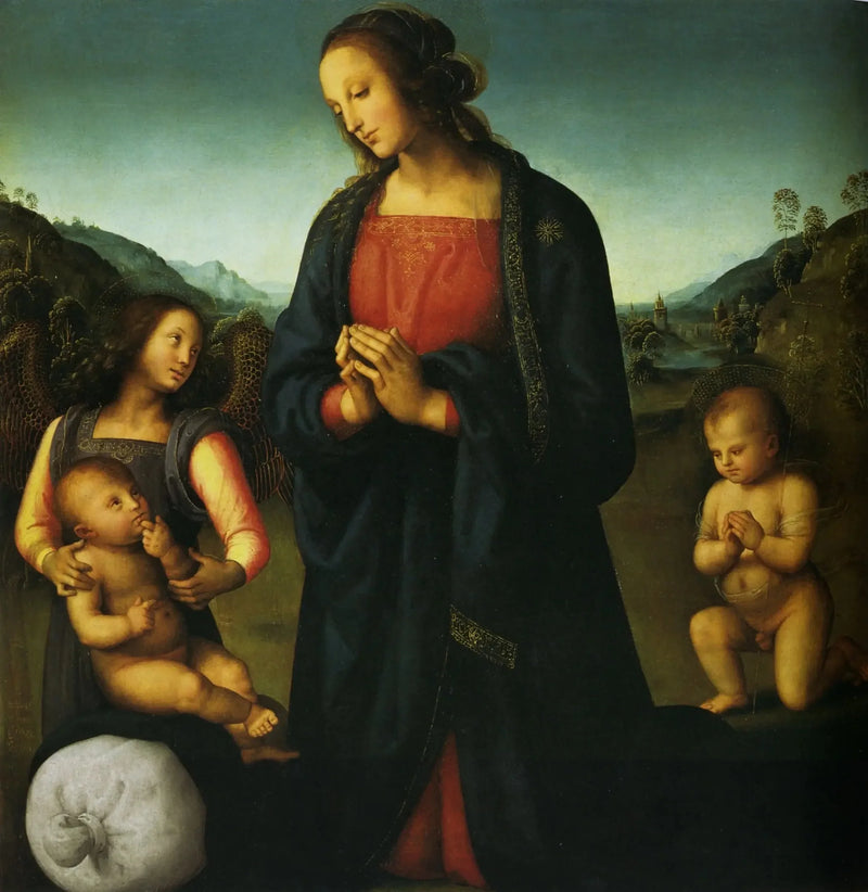 A Virgem com o saco - Pietro Perugino