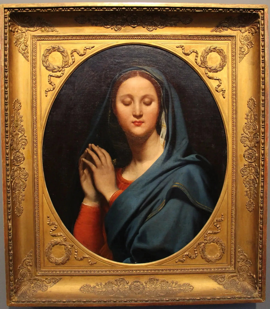A Virgem com Véu Azul - Jean-Auguste-Dominique Ingres