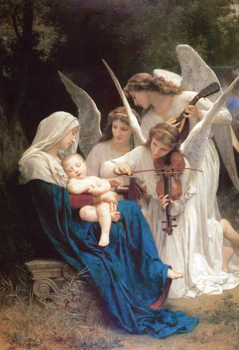 A Virgem com Anjos - Bouguereau