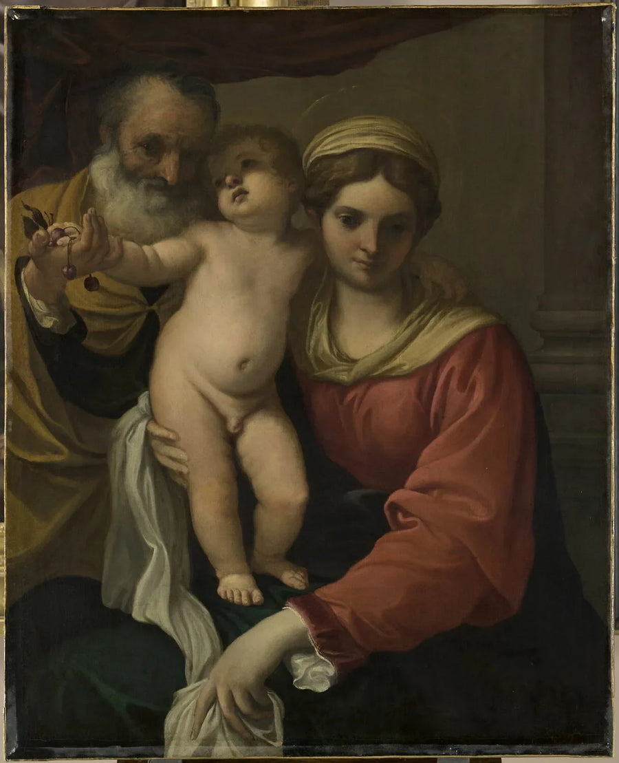 A Virgem com Cerejas - Annibale Carracci