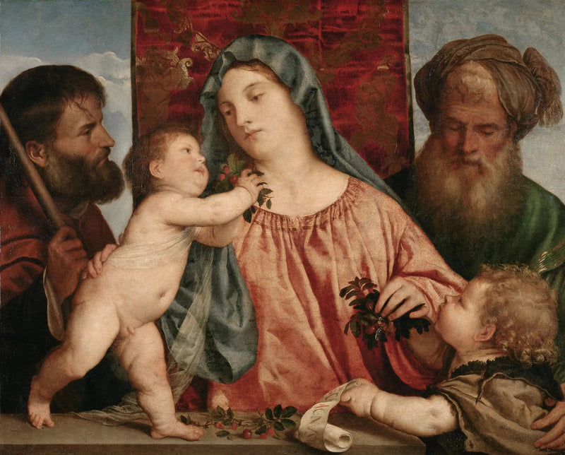 A Virgem às Cerejas - Titian