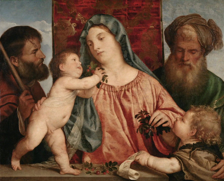 A Virgem às Cerejas - Titian