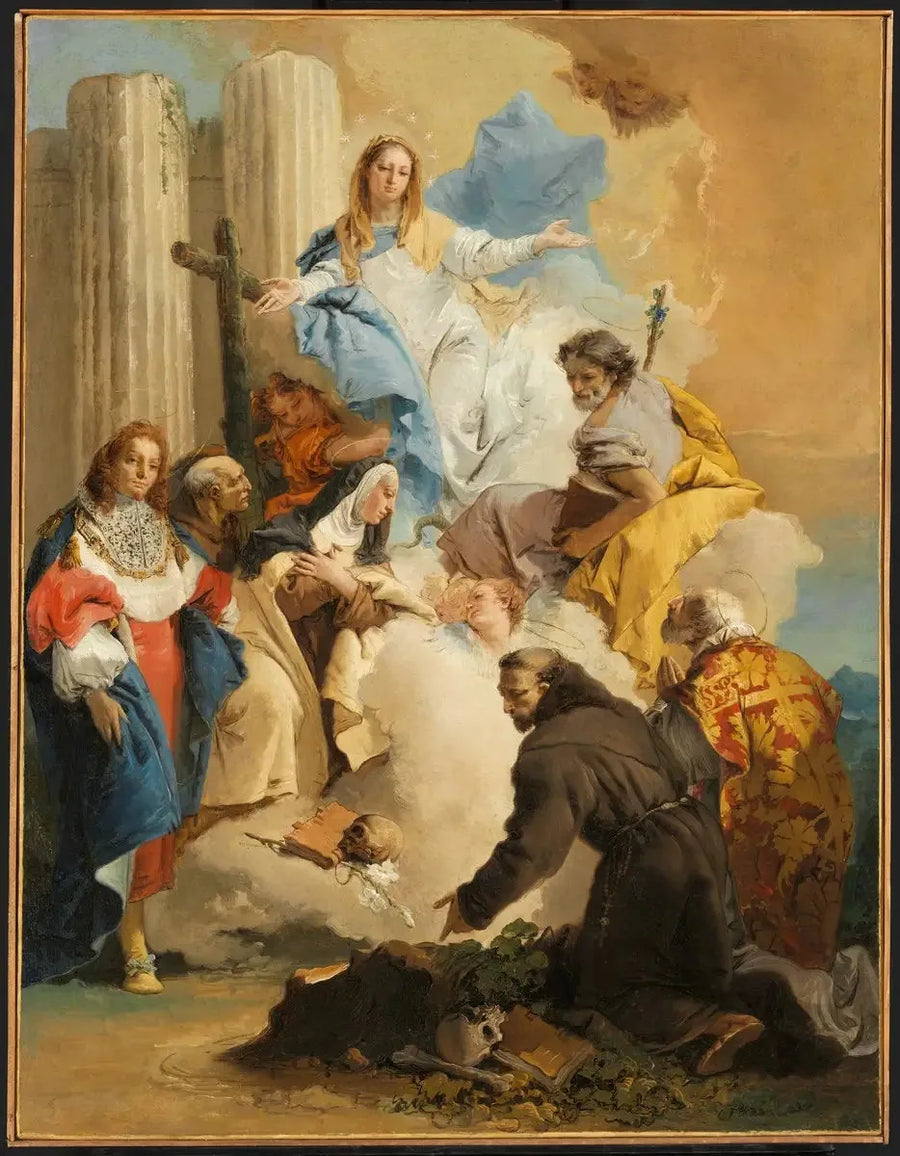 A Virgem com seis santos - Giovanni Battista Tiepolo