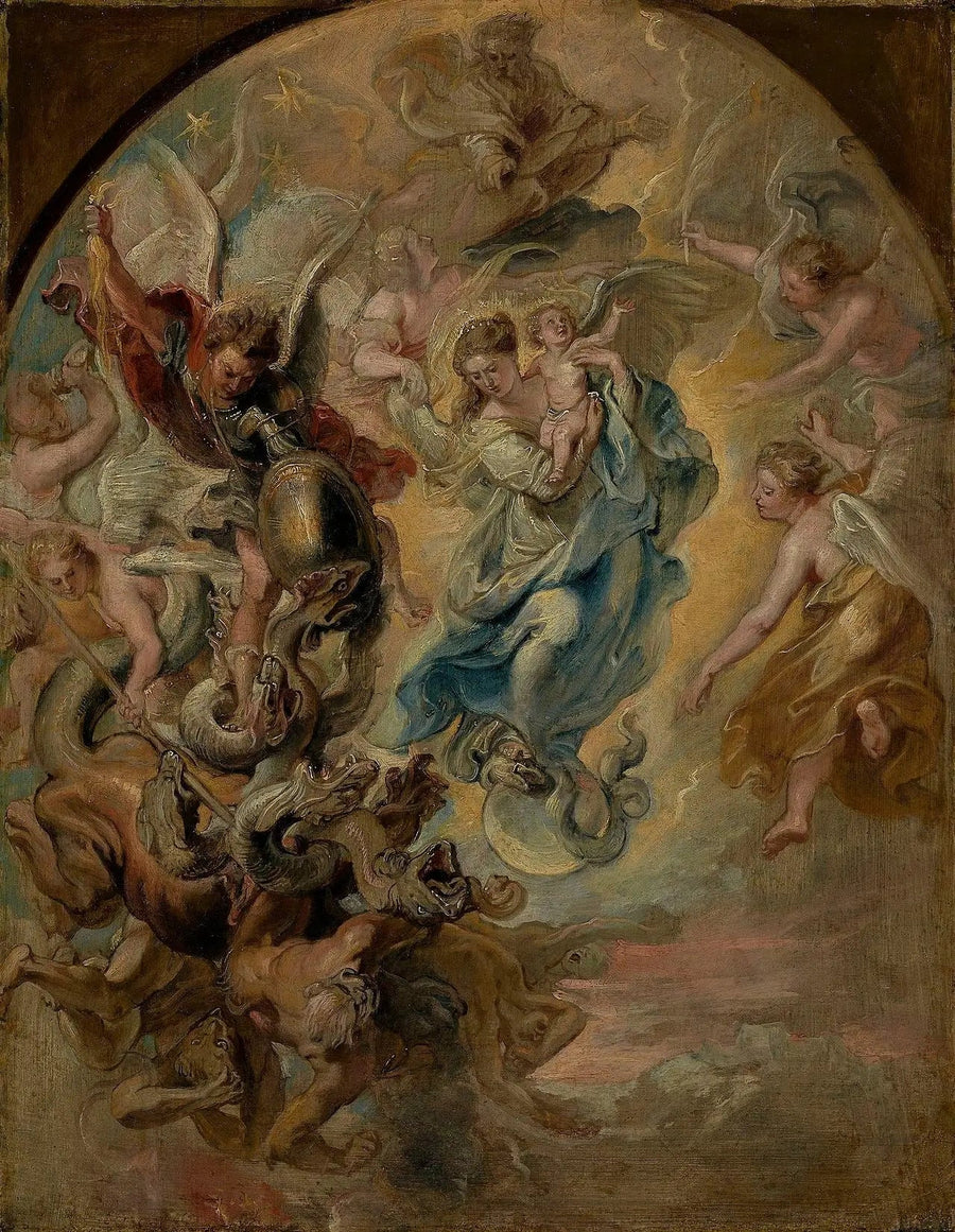 A Virgem como mulher do Apocalipse - Peter Paul Rubens