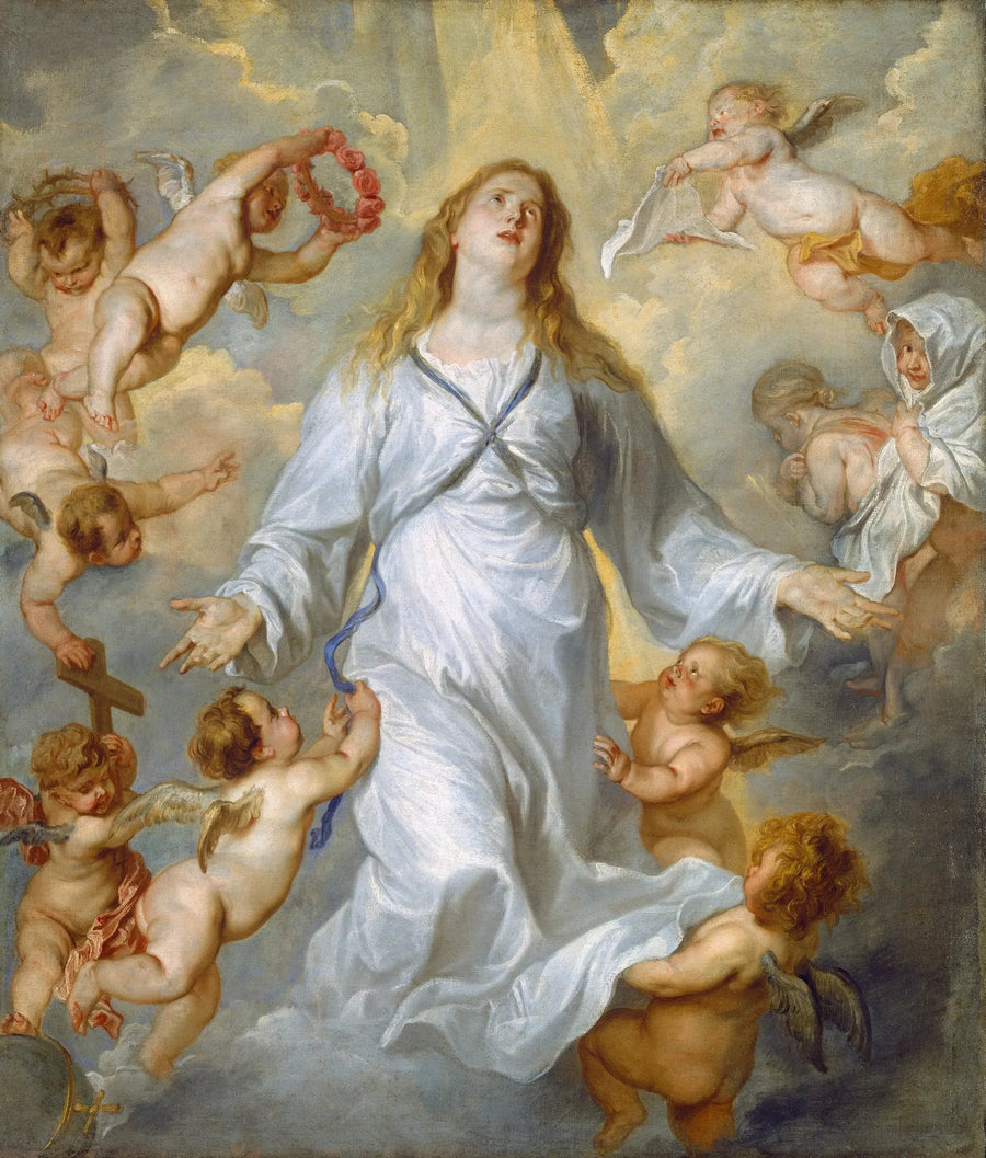 A Virgem como intercessora - Antoine van Dyck