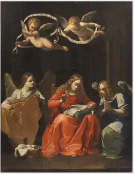 A Virgem Costurando ou A Virgem da Anunciação - Guido Reni