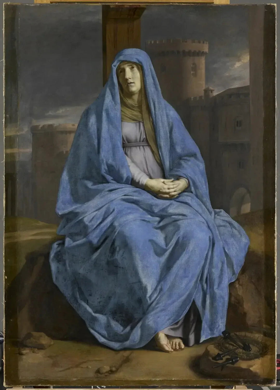 A Virgem de Dor aos Pés da Cruz - Philippe de Champaigne