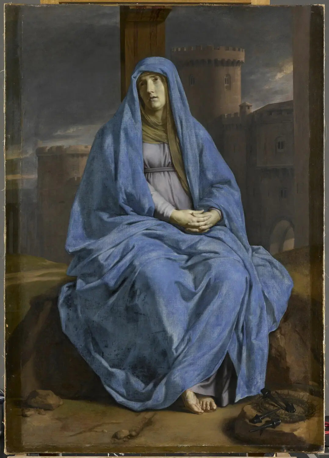 La Vierge de douleur au pied de la Croix - Philippe de Champaigne - Alpha Reproduction