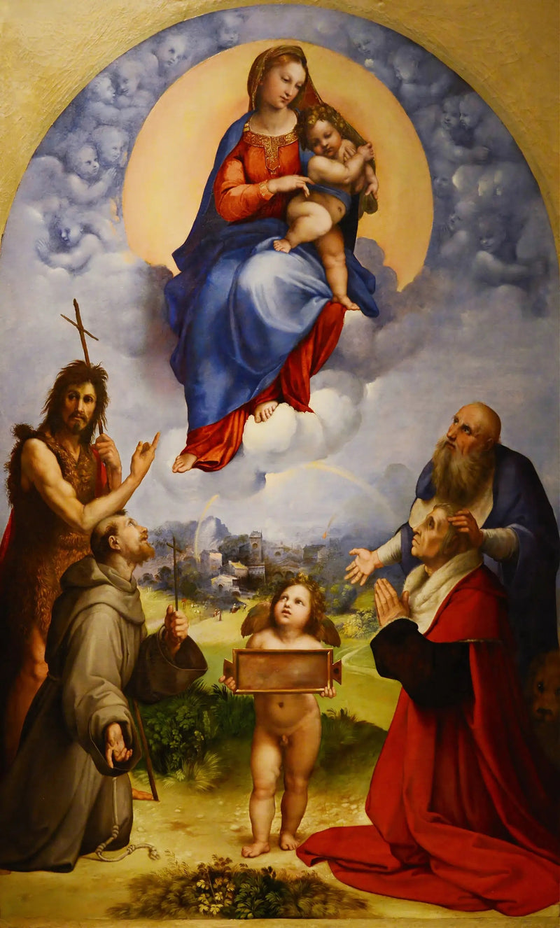 A Virgem de Foligno - Rafael Sanzio