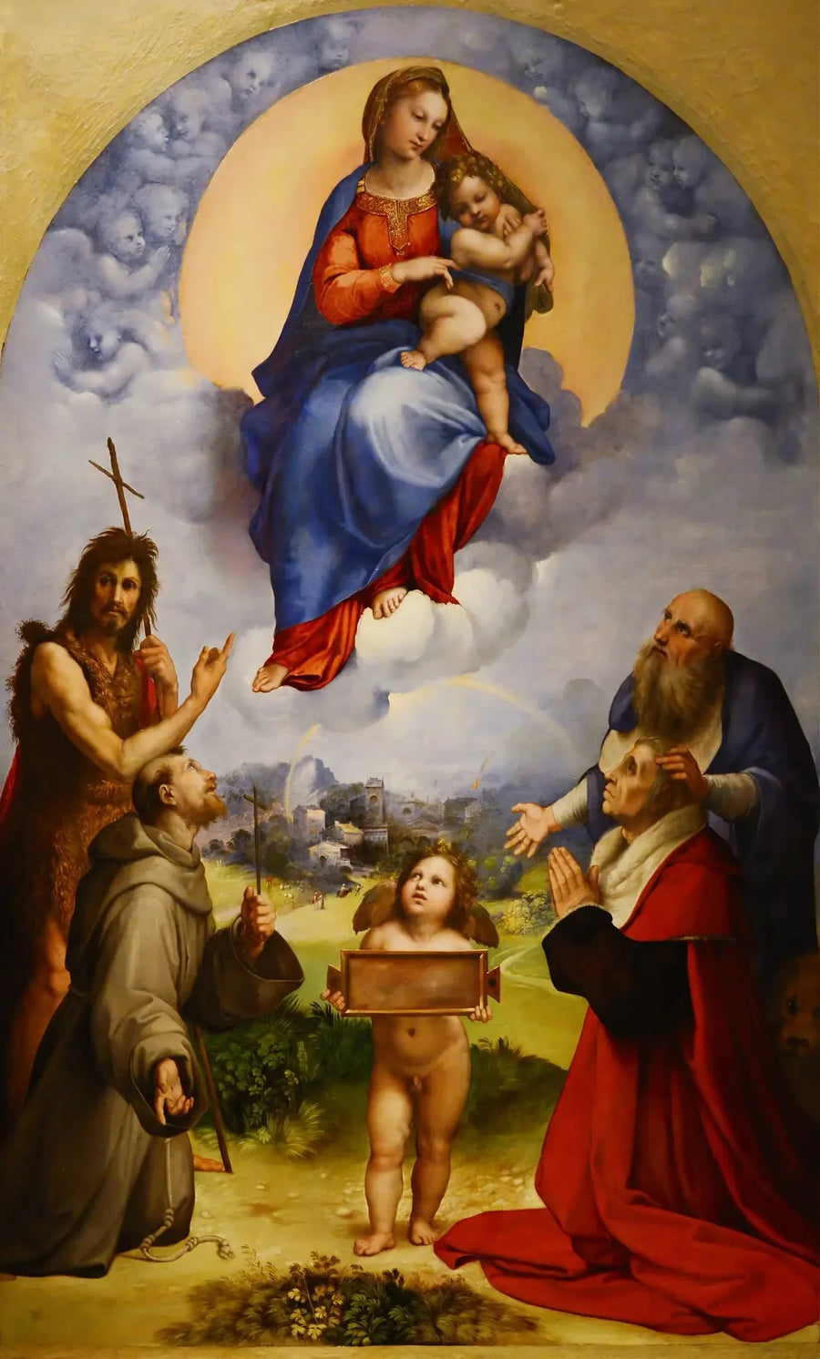 A Virgem de Foligno - Rafael Sanzio