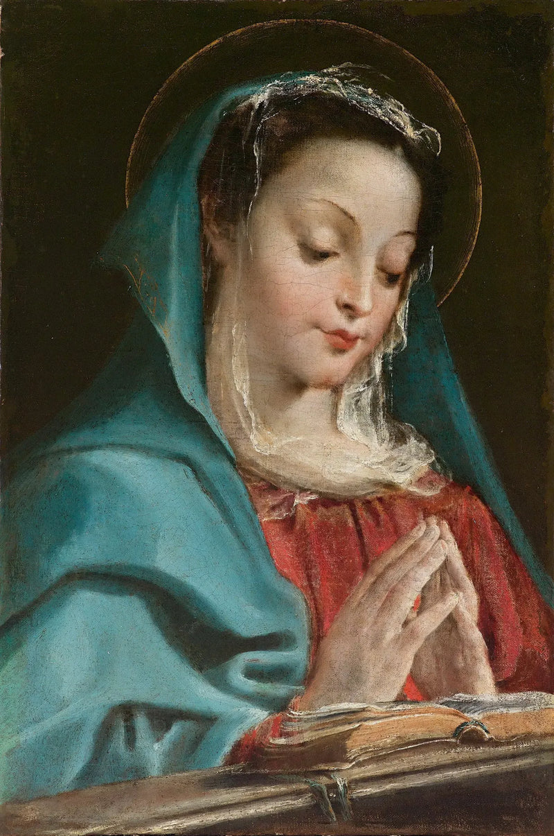 A Virgem em oração - Annibale Carracci