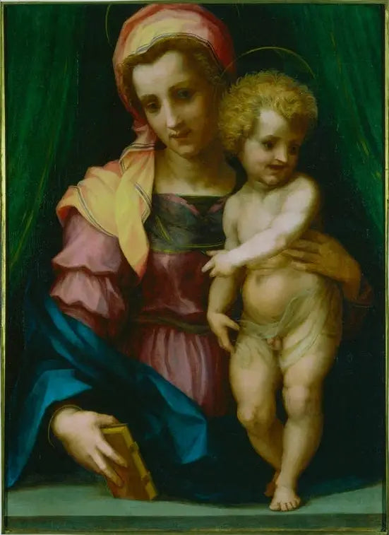 La Vierge et l'Enfant - Andrea del Sarto image 1 copie de tableau peinte à la main