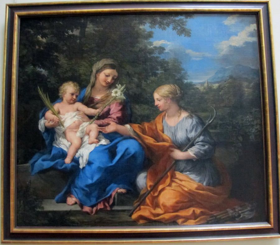 A Virgem e o Menino com Santa Marta - Pietro da Cortona