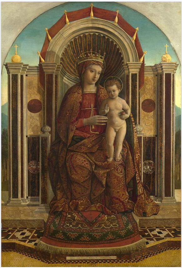 A Virgem e o Menino em majestade - Gentile Bellini
