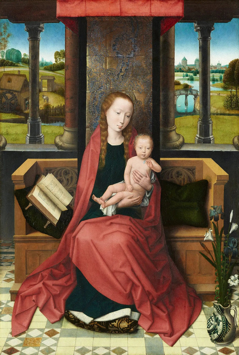 A Virgem e o Menino no trono - Hans Memling