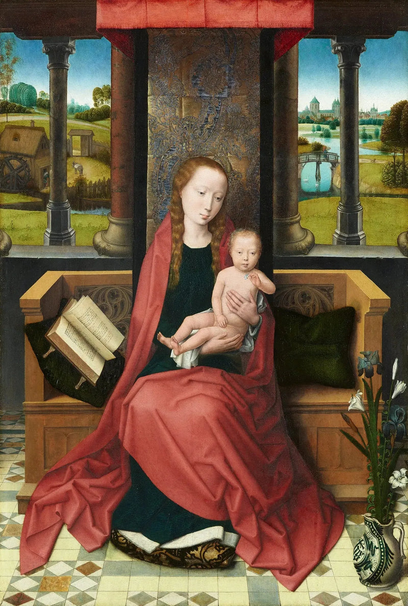 A Virgem e o Menino no trono - Hans Memling