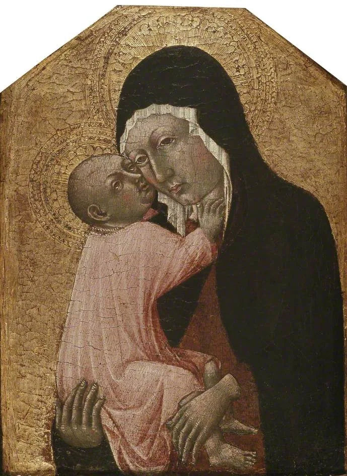 A Virgem e o Menino - Giovanni di Paolo