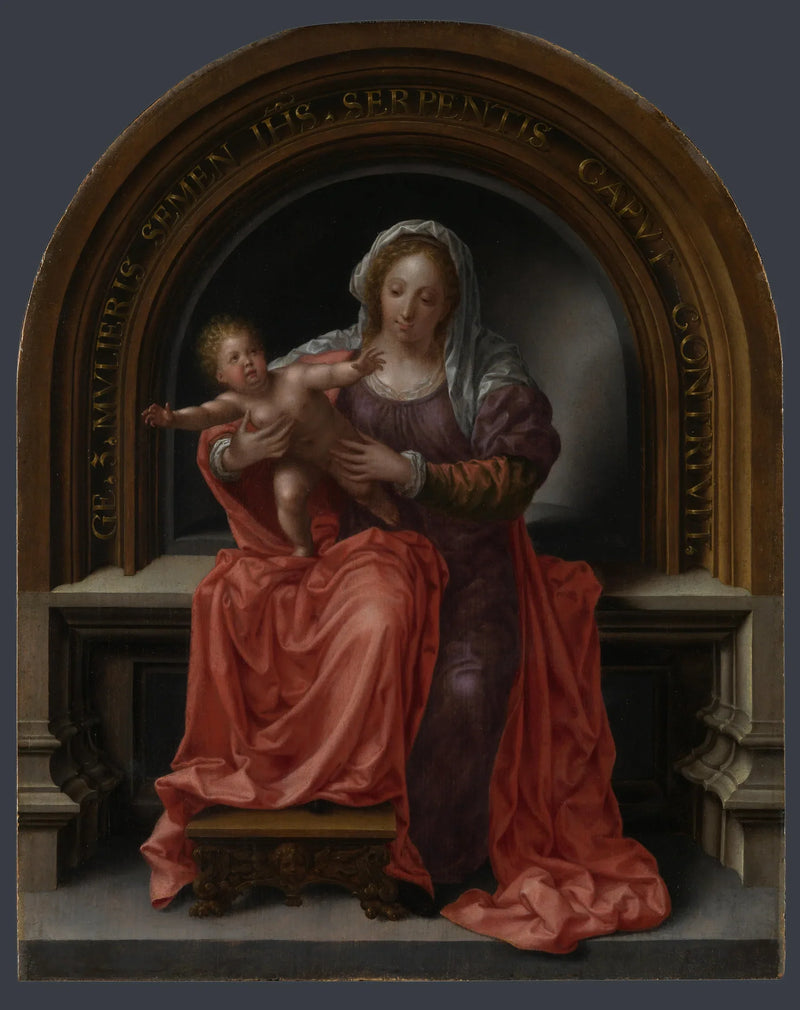 A Virgem e o Menino - Jan Gossaert