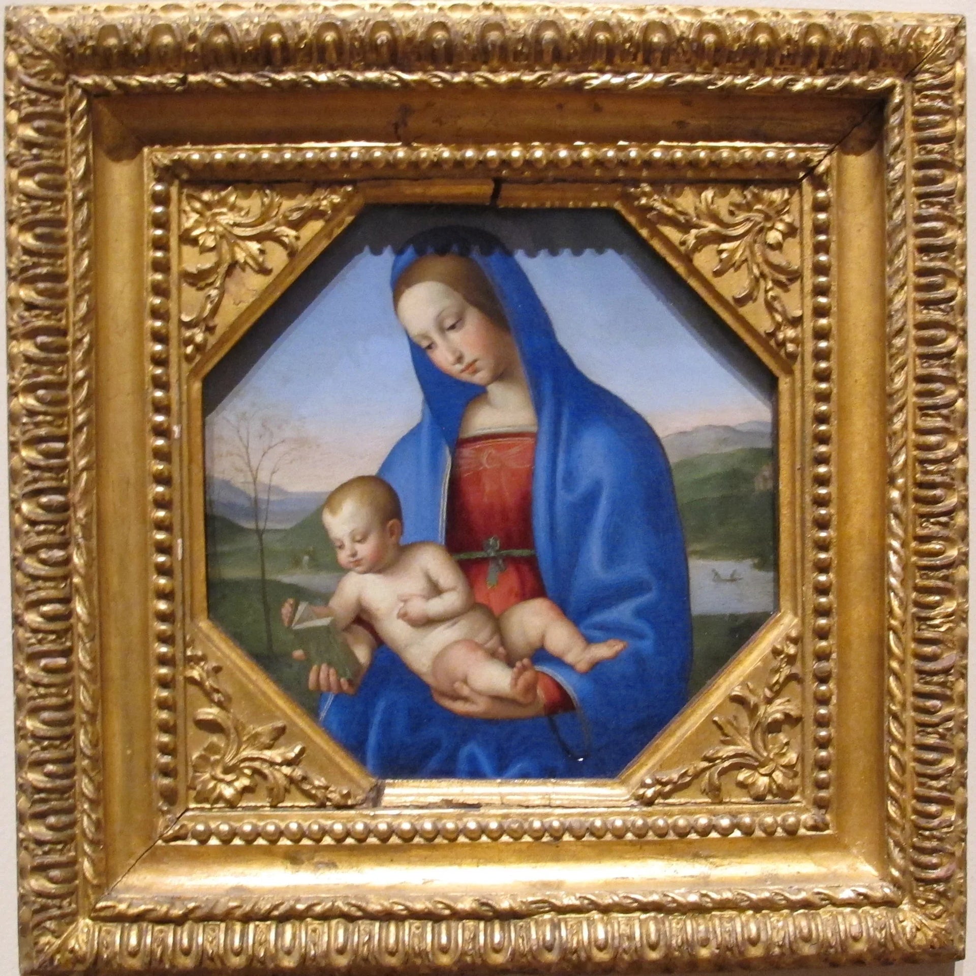 La Vierge et l'Enfant Jésus - Giovanni Battista Salvi image 1 reproduction réalisée par Alpha Reproduction
