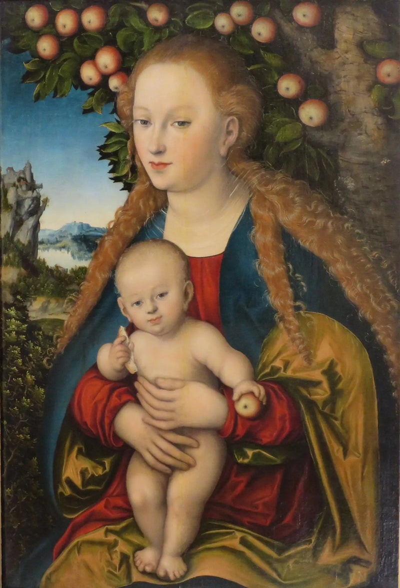 A Virgem e o Menino Jesus sob a macieira - Lucas Cranach o Velho