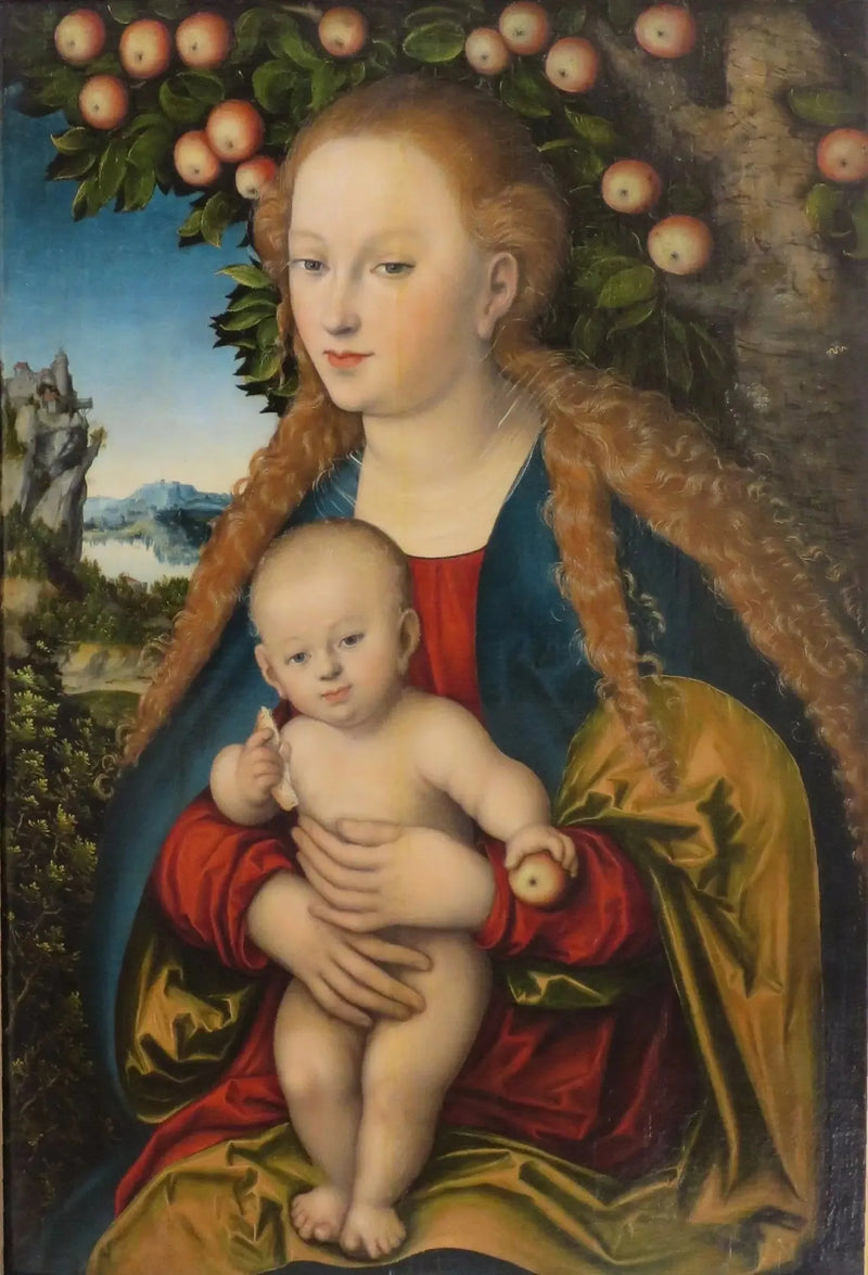 A Virgem e o Menino Jesus sob a macieira - Lucas Cranach o Velho