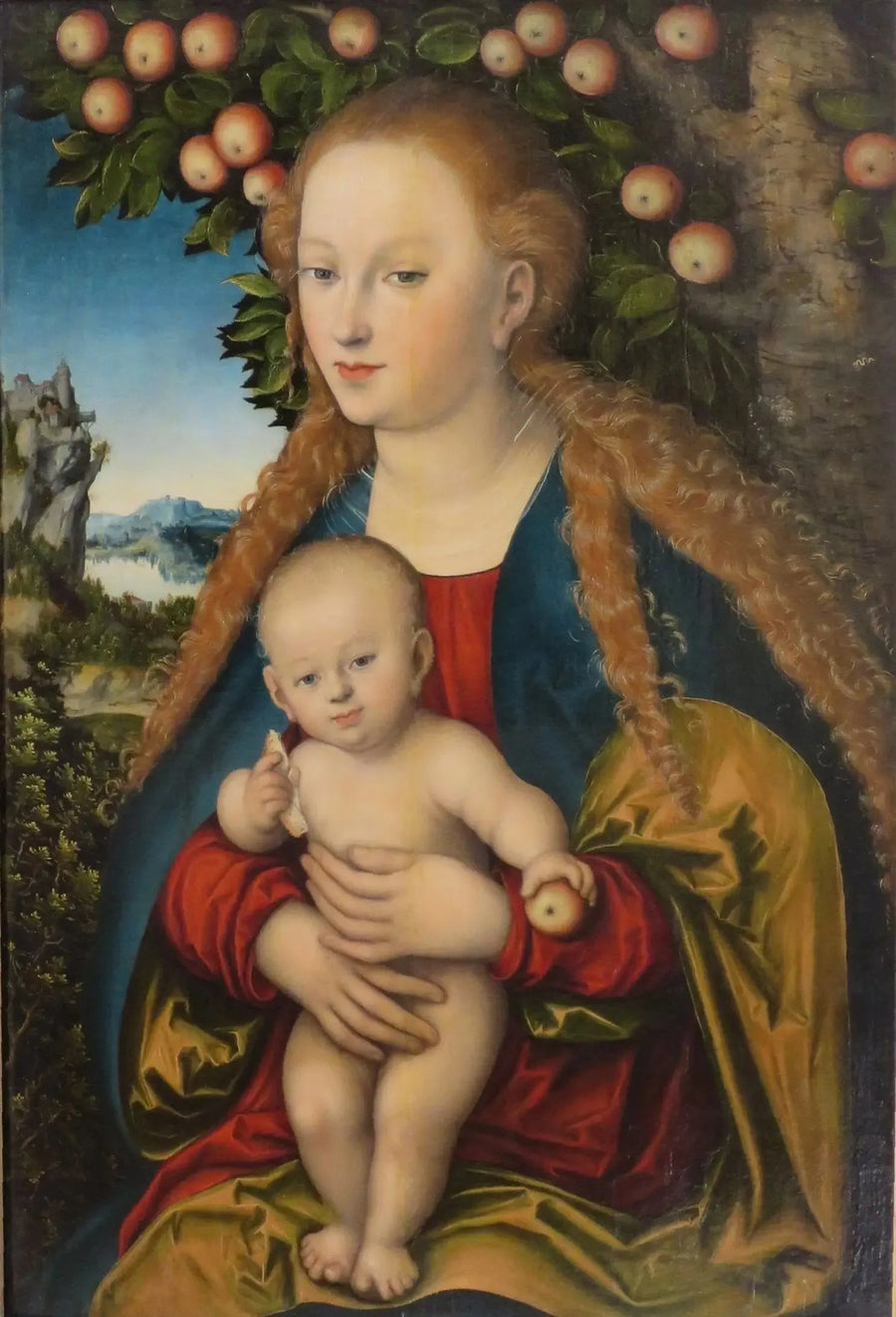 A Virgem e o Menino Jesus sob a macieira - Lucas Cranach o Velho