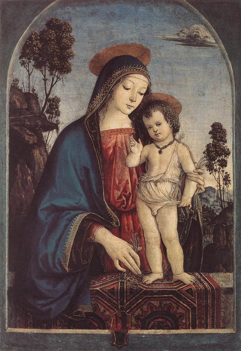 A Virgem e o Menino - Pinturicchio
