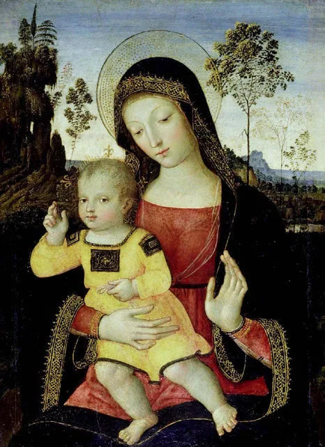 A Virgem e o Menino - Pinturicchio